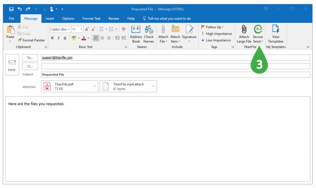 send large files in outlook