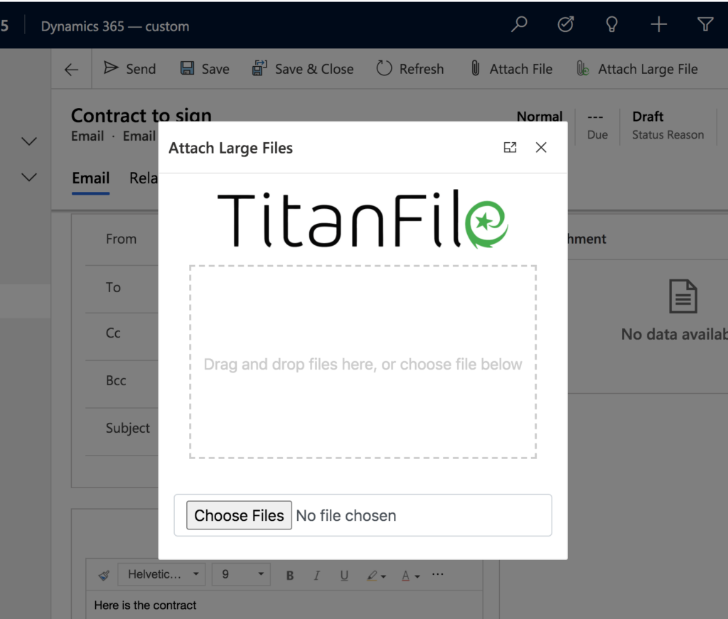 Secure Send for Dynamics 365