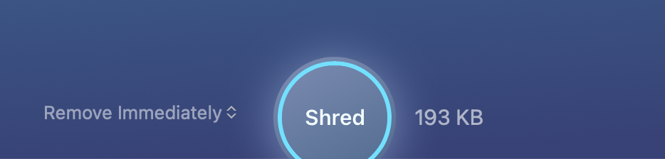 CleanMyMac Shred