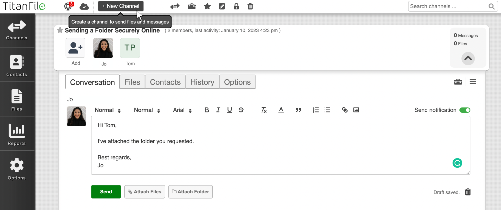 How to Share Folders via Email TitanFile