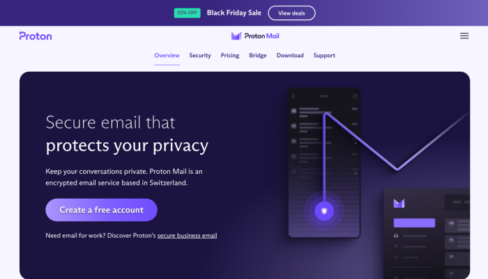 HIPAA Compliant Email - Protonmail