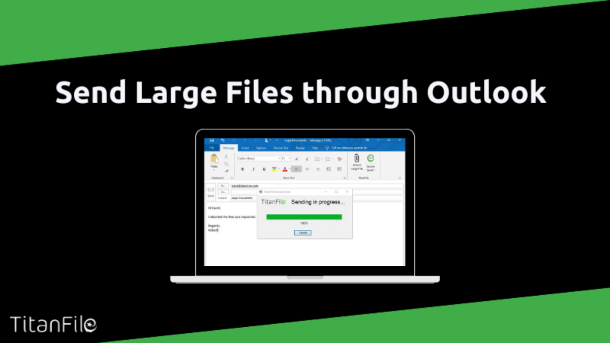 Send Large Files through Outlook