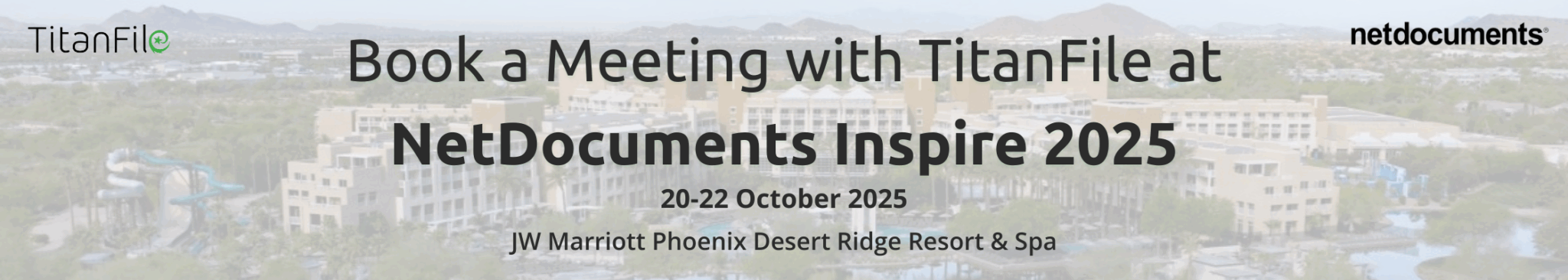 Meet TitanFile at NetDocuments Inspire 2025