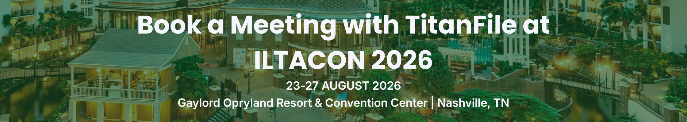 ILTACON 2026 ILTACON 2026 - Book a meeting